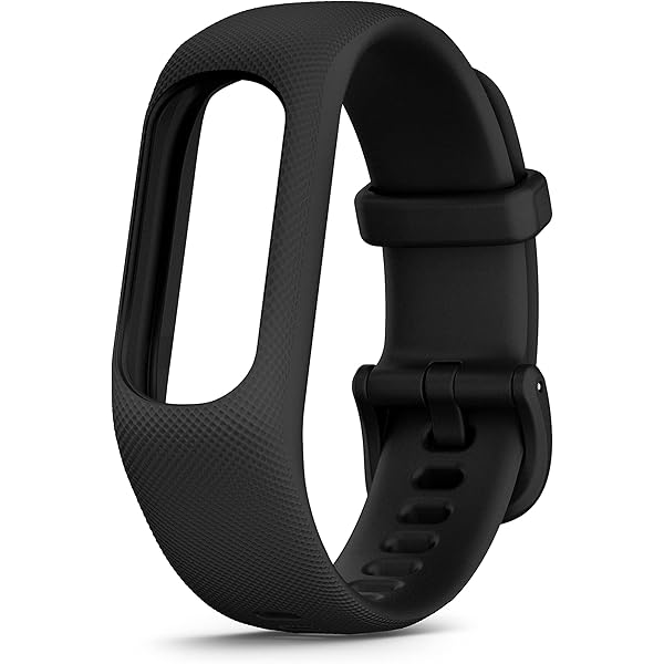 その他 GARMIN - GARMIN VIVOSMART5 BLACK L Garmin Vivosmart 5 Smartwatch - Black Case, Large Silicone